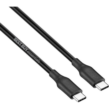 Best Buy Essentials 1.5m (4.9 ft.) USB-C to USB-C Cable (BE-MCC522K-C) - Open Box