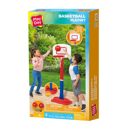 Play Day Basketball Playset 6pcs - Open Box