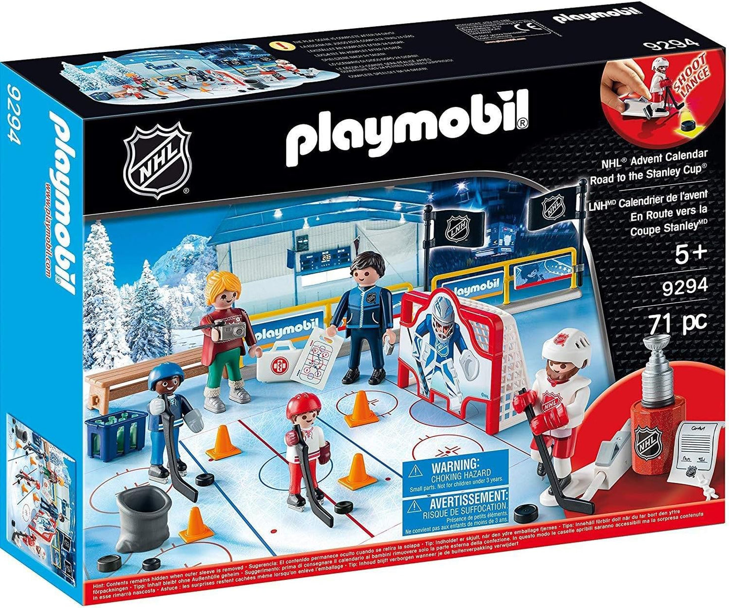 PLAYMOBIL NHL Advent Calendar - Road To The Cup - Open Box