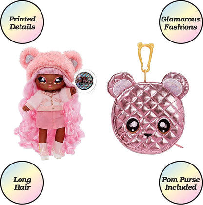Na! Na! Na! Surprise - 2-in-1 Pom Doll Glam Series - Cali Grizzly - Open Box