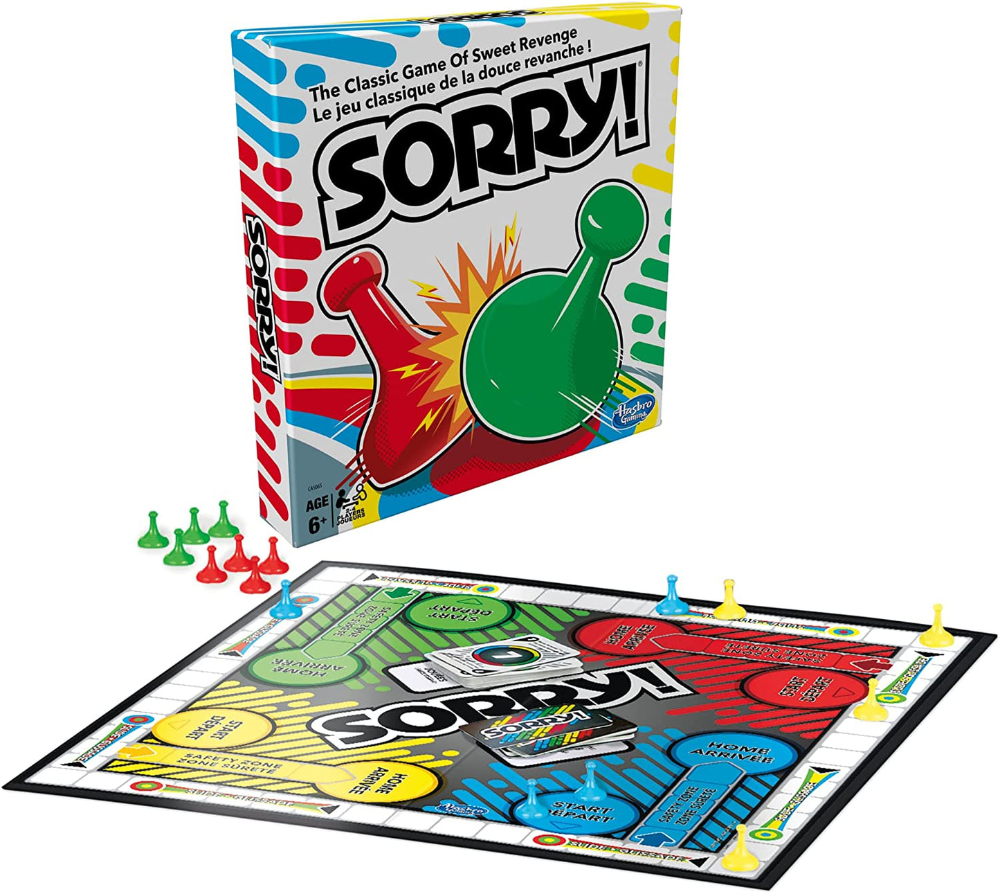HASBRO SORRY! Board Game - Refurbished
