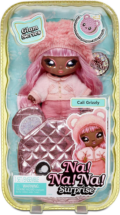 Na! Na! Na! Surprise - 2-in-1 Pom Doll Glam Series - Cali Grizzly - Open Box