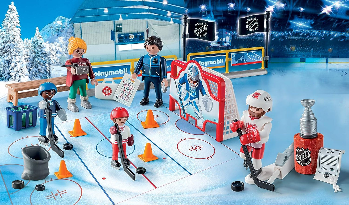 PLAYMOBIL NHL Advent Calendar - Road To The Cup - Open Box
