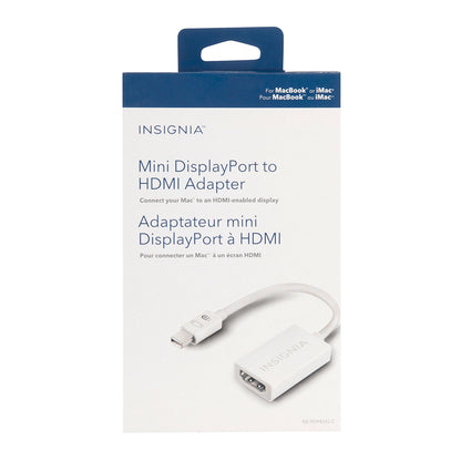 Adaptateur Mini DisplayPort vers HDMI 4K NS-PD94592 d'Insignia - Boîte ouverte 