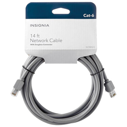 Insignia NS-PNW5614 Câble réseau Cat6 de 14 pieds - Boîte ouverte 
