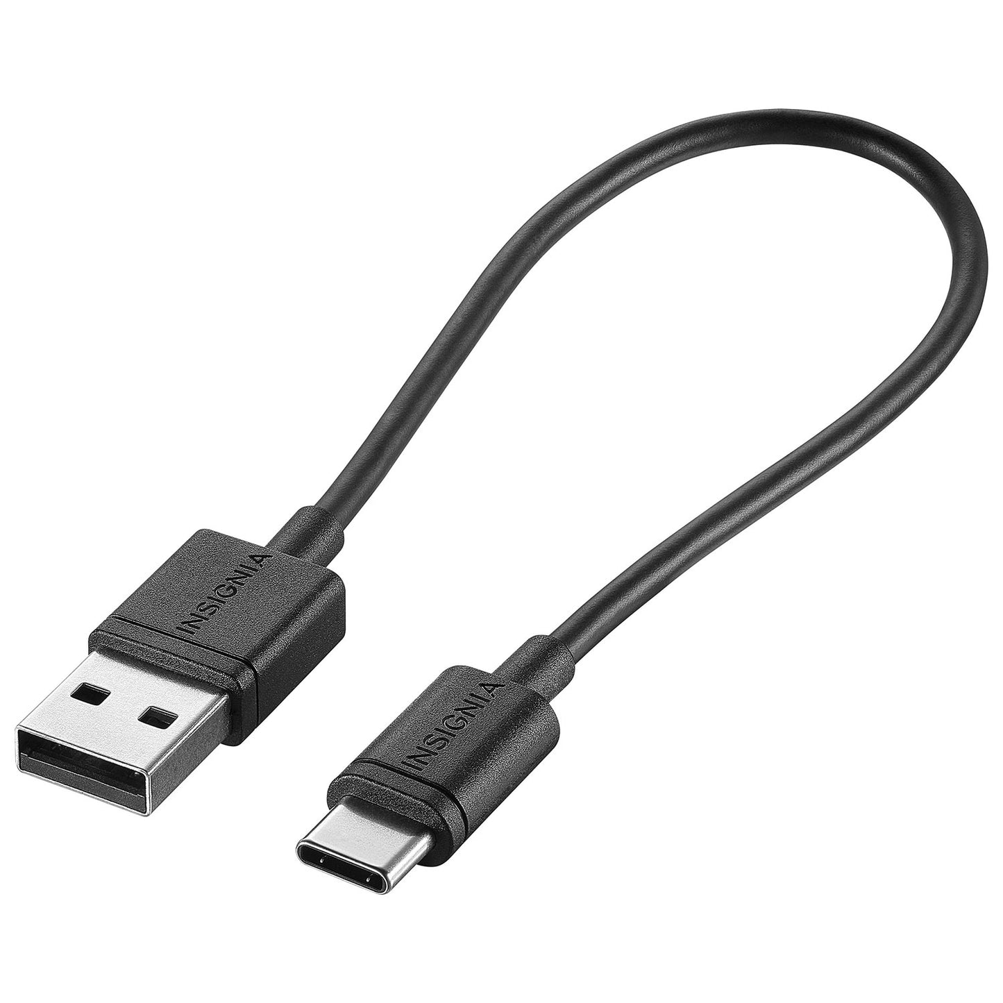 Insignia NS-MCAB6C Câble USB-C de 15 cm (6 po) Noir - Boîte ouverte 