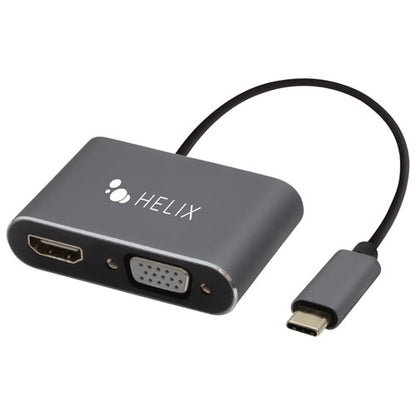 Helix ETHADPCHV USB-C to HDMI/VGA Adapter - Open Box