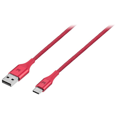 Modal MD-MCA421RR  4' C to A Braided Charge/Sync Cable Red - Refurbished