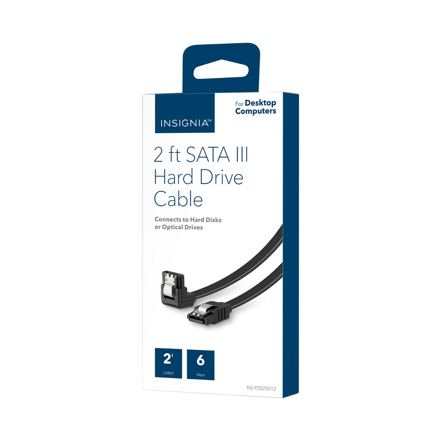 Insignia NS-PZ025012C 0.61m (2ft) SATA III Hard Drive Cable - Open Box