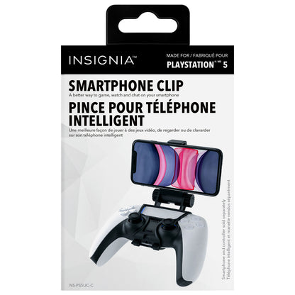 Insignia NS-PS5UCC PS5 DualSense Controller Phone Mount Controller Clip, Black - Open Box