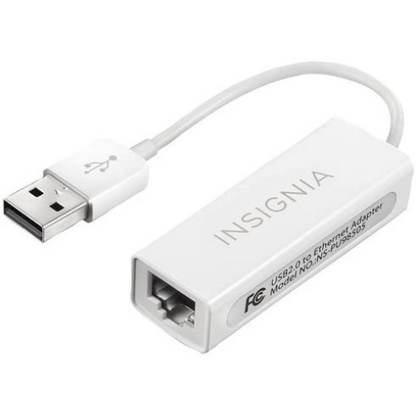 Insignia NS-PU98505C Adaptateur USB vers Ethernet Blanc - Boîte ouverte