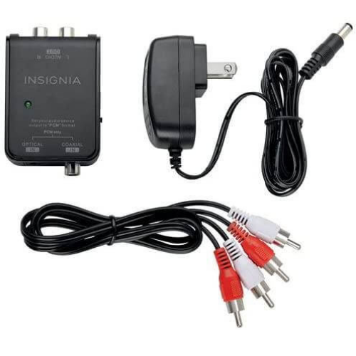 Câble convertisseur audio numérique vers analogique NS-HZ313C d'Insignia - Boîte ouverte
