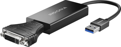 Insignia NS-PU37HBK Adaptateur vidéo externe SuperSpeed ​​USB 3.0 à HDMI Noir - Boîte ouverte