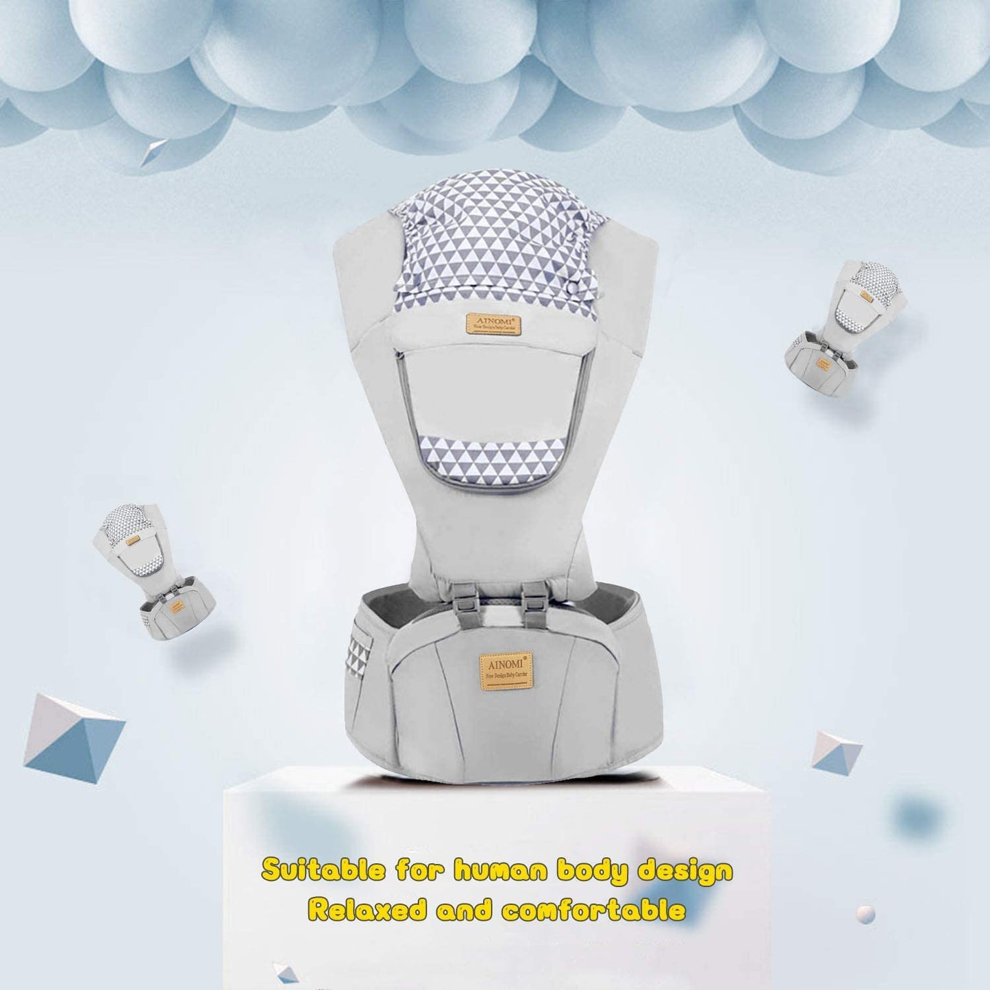 Ainomi Hip Seat With Carrier - Open Box