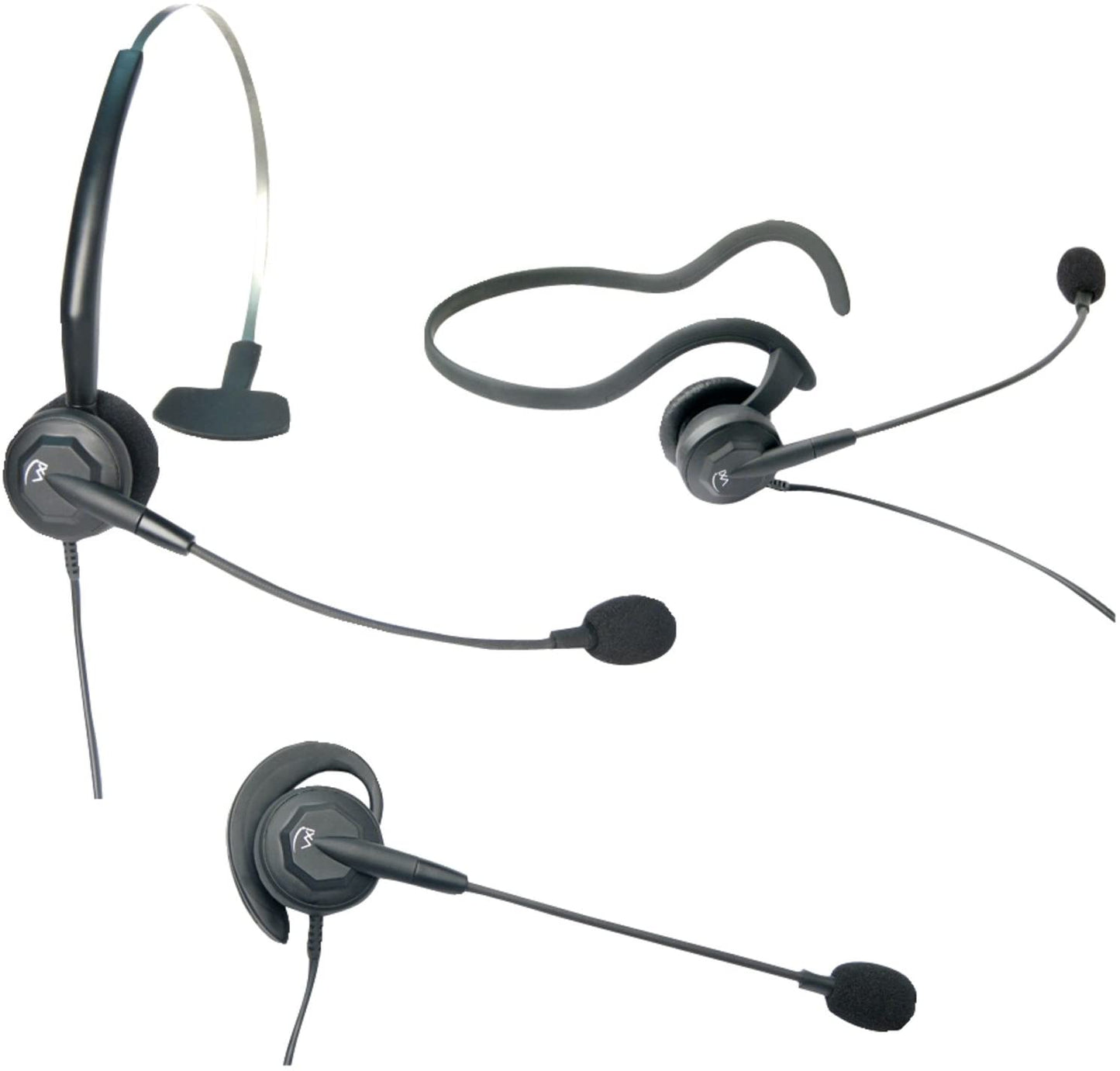 Jabra 202783 Tria V Convertible Monaural Headset with N/C Microphone VoIP Phone and Device - Refurbished
