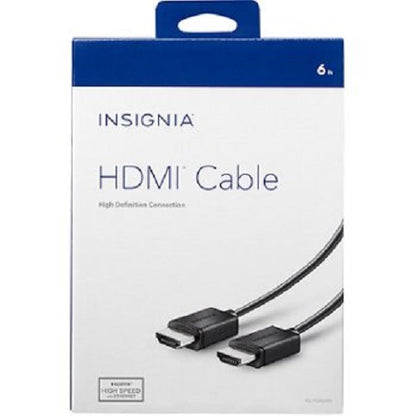 Insignia NS-PG06501C Câble HDMI de 6 pi Noir mat - Boîte ouverte