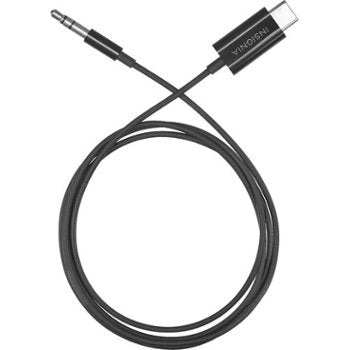 Insignia NS-MCX321KC Câble USB-C vers 3,5 mm de 3 pi, noir - Boîte ouverte
