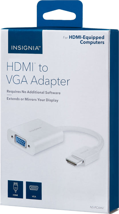 Adaptateur HDMI vers VGA NS-PCAHV d'Insignia - Boîte ouverte 