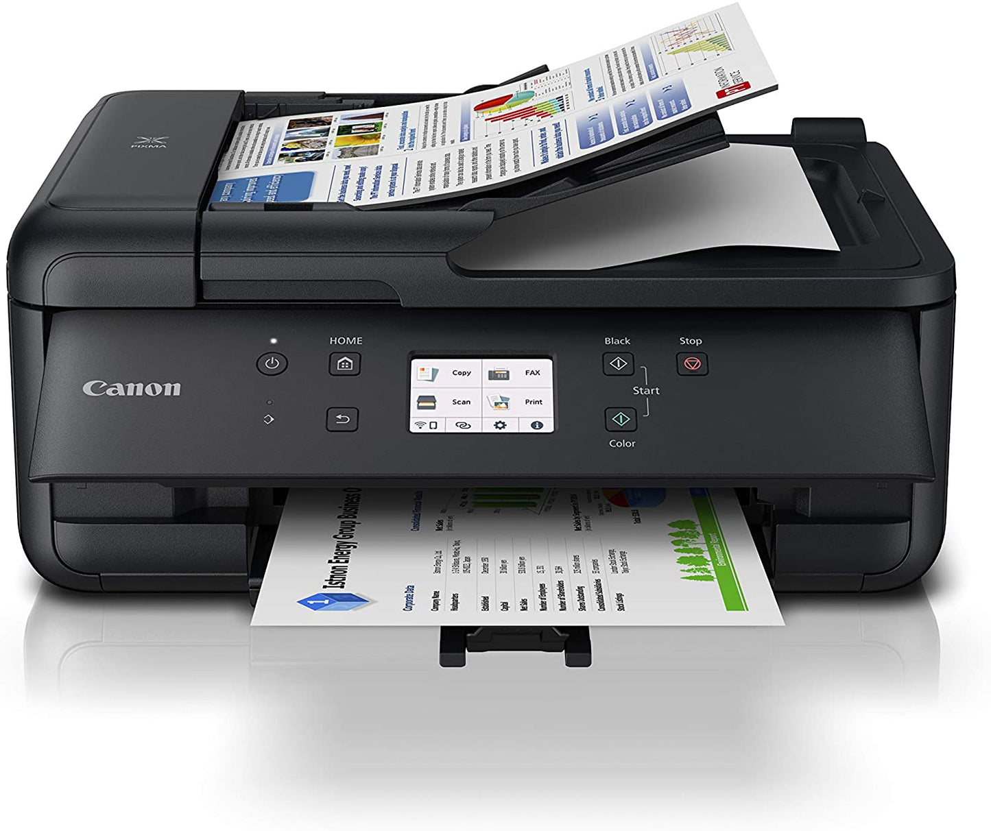 Canon Pixma TR7620 Wireless Home Ofﬁce All-in-One Inkjet Printer with ADF Black - Open Box