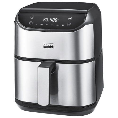 Bella Pro Series 90159 Touchscreen Air Fryer 5.7L Stainless Steel - Refurbished