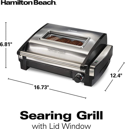 Hamilton Beach 25361C Indoor Searing Grill - Open Box