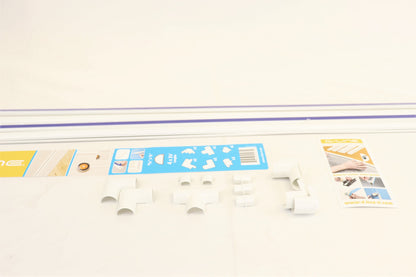 Kit de cache-câble blanc D-Line de 3 mètres