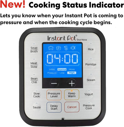 Instant Pot Duo Nova Pressure Cooker, 6-Qt - Pre Owned