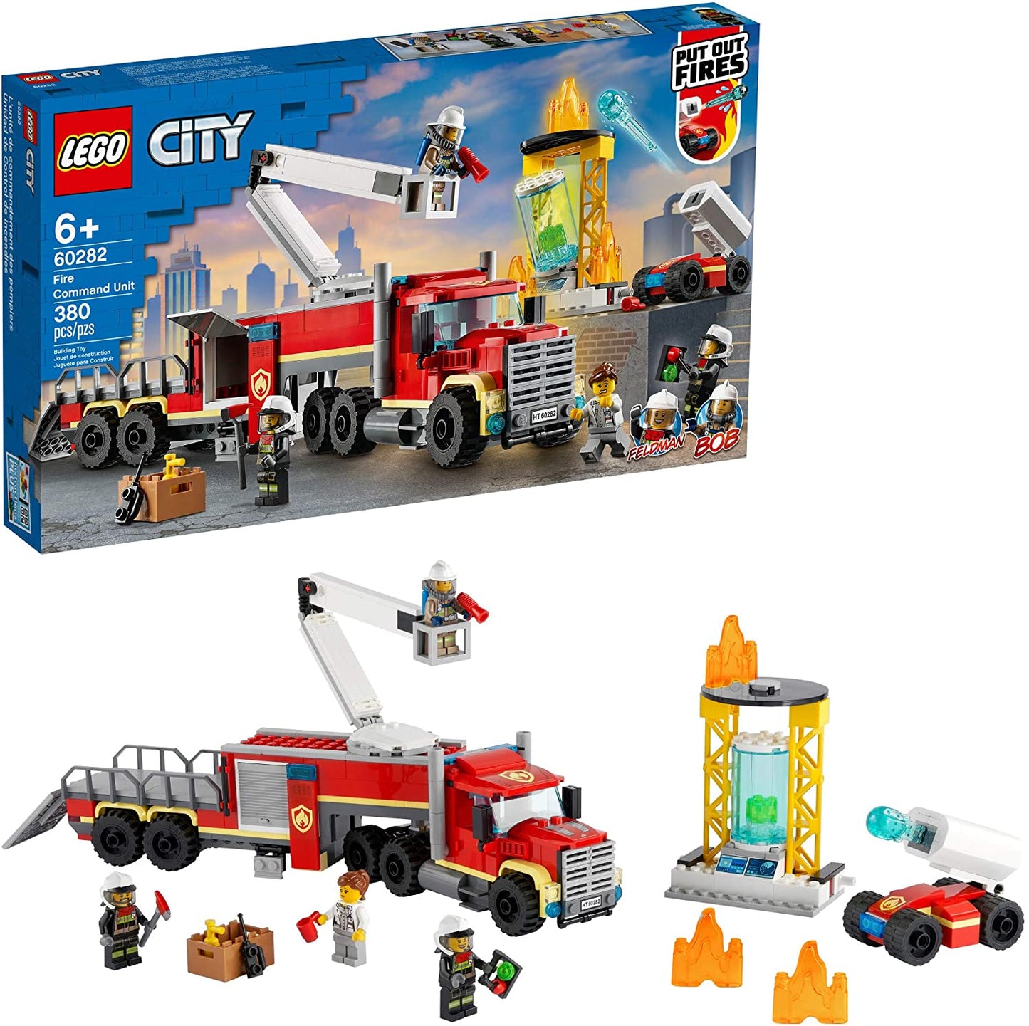 LEGO City Fire Command Unit - 380 Pieces (60282)
