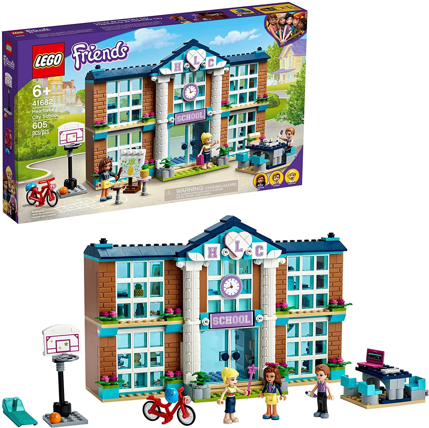 LEGO Friends Heartlake City School - 605 Pieces (41682)