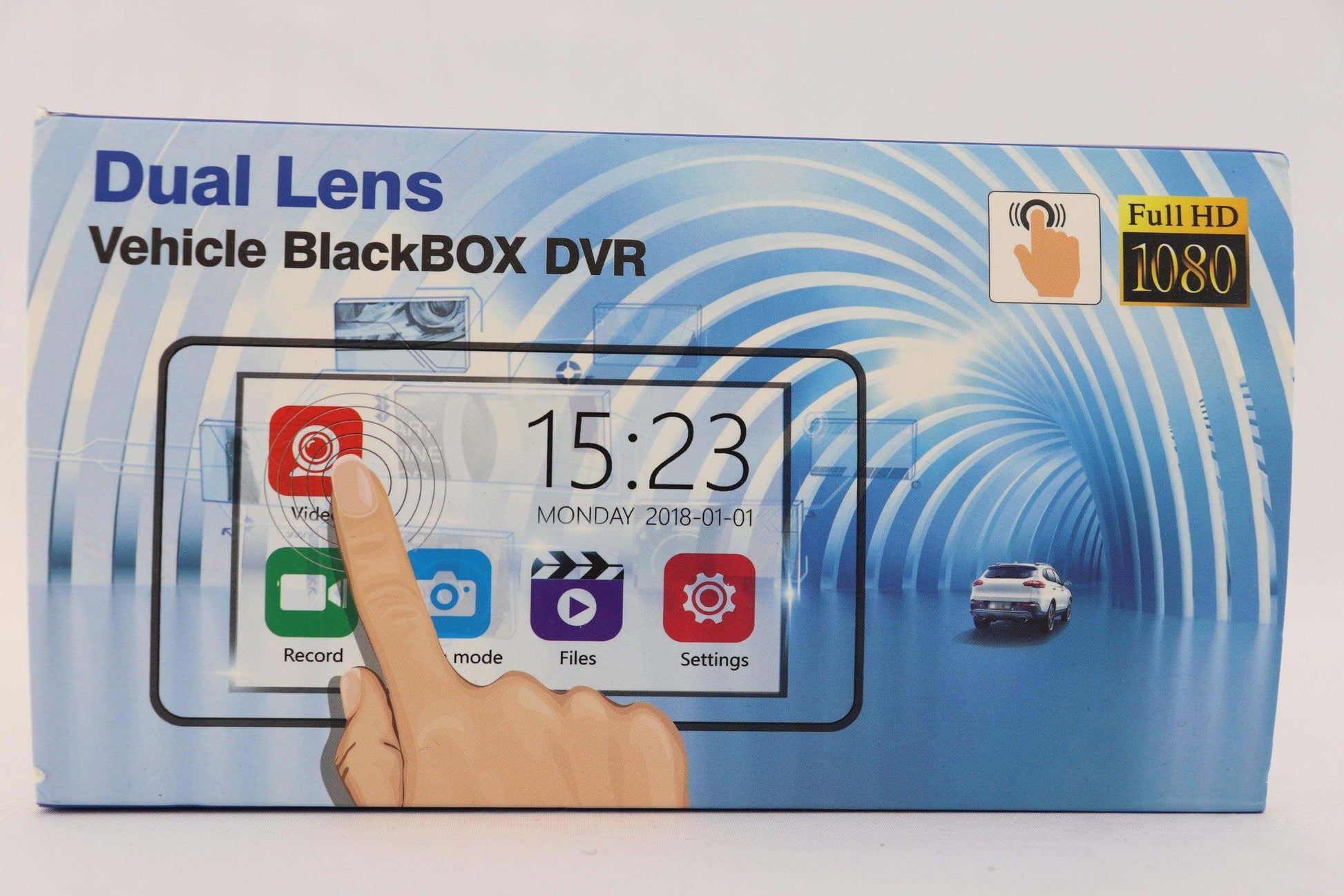 Dual Lens Vehicle BlackBox DVR Dash Cam Verrosa Retail Inc 
