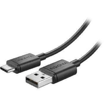 Insignia NS-MCAB10 Câble de charge/synchronisation USB de type C nouvelle génération de 10 pi, noir - Boîte ouverte 