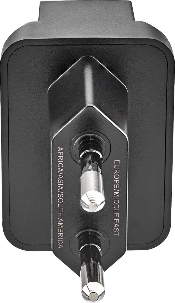 Insignia - 3-Port USB International Wall Charger NS-MAC3U4NGBL - Black Wireless Verrosa Retail Inc 