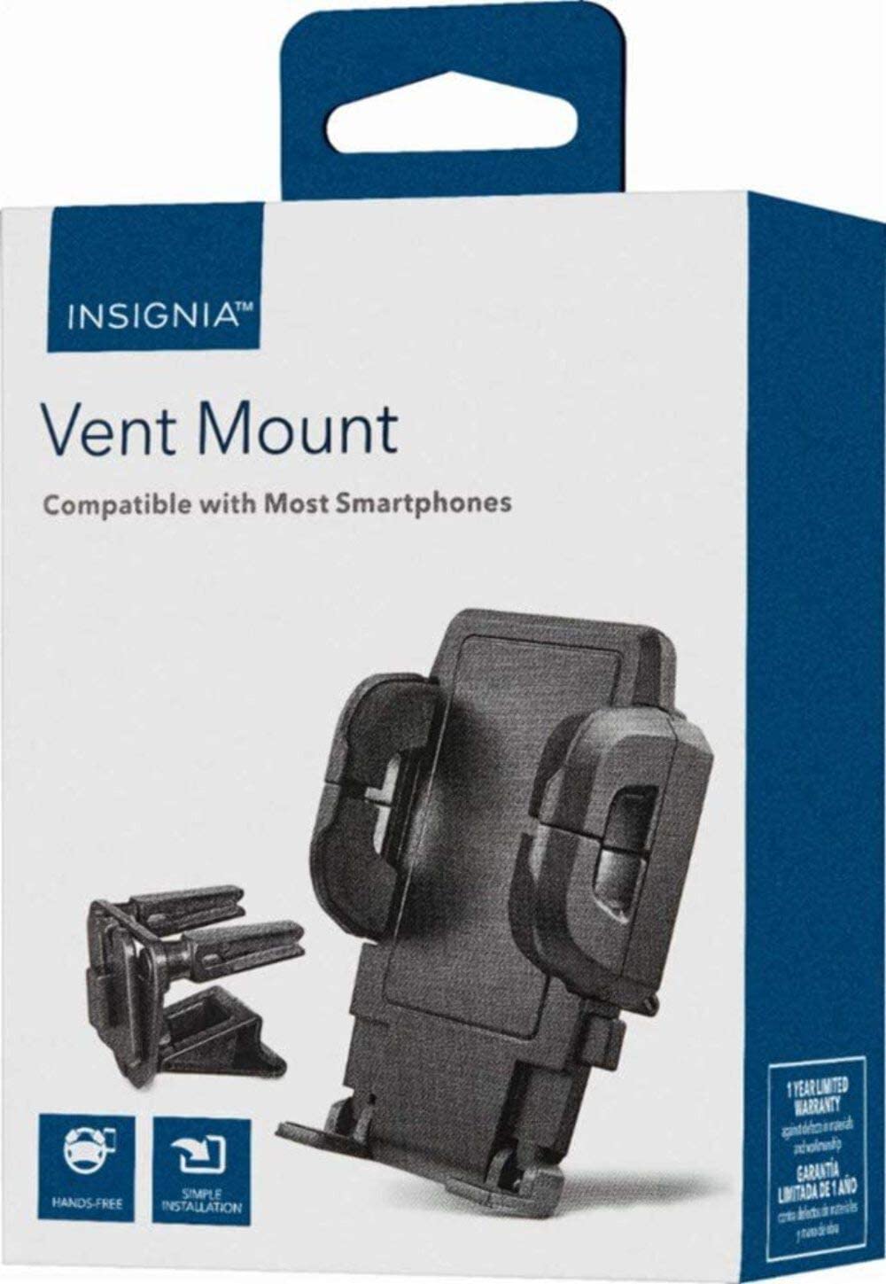 Insignia Car Holder for Mobile Phones - Black - Model: NS-MVTM Wireless Insignia 
