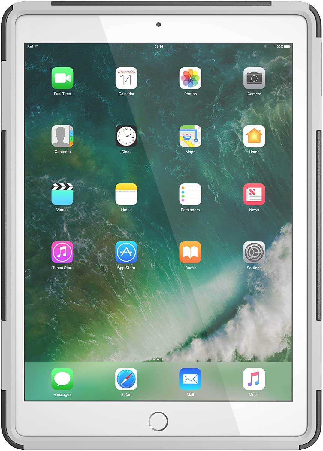 Pelican Voyager iPad Case - iPad 9.7" (2017/2018), and iPad Air 2, Black/Grey Personal Computer Verrosa Retail Inc 
